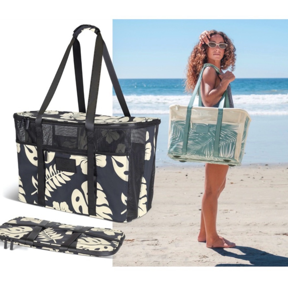 Aloha collection collapsible beach tote